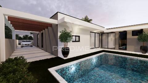 Moradia térrea t4 com piscina, pinhal do general, fernão ferro.