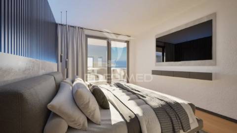 Moradia t3 em fase de construção com vista mar , santa cruz - ilha da madeira