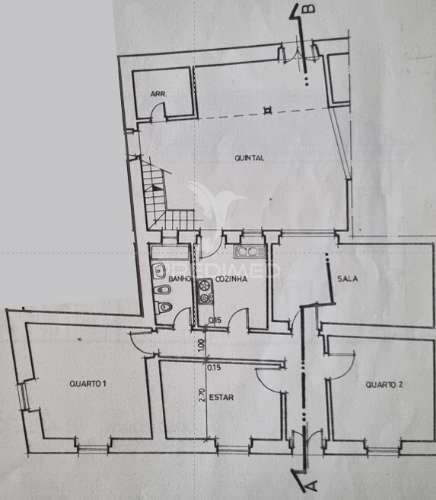 Moradia t3, no centro da vila de cuba para remodelação total
