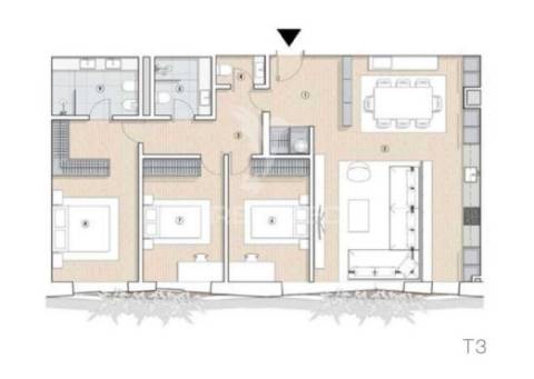 Apartamento t3 - paranhos - porto