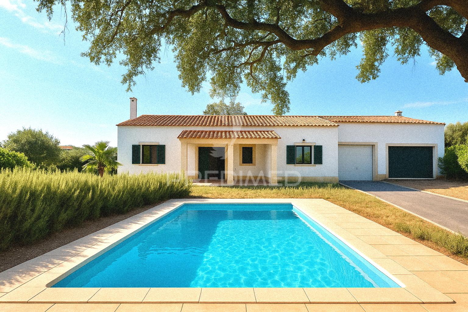 Moradia t3 com piscina