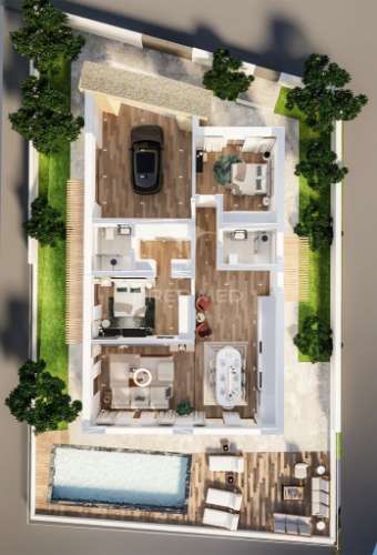 Moradia térrea t2 com piscina no porto santo