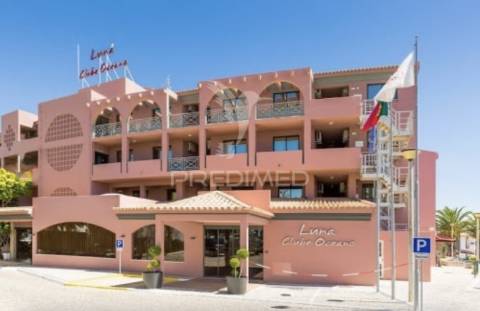 Apartamento t0 com terraço e vista piscina – luna club oceano, albufeira