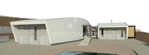 Terreno com projeto aprovado no alvendre – guarda