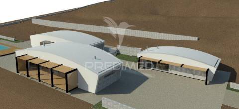 Terreno com projeto aprovado no alvendre – guarda