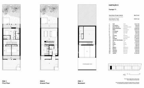 Moradia t3 em condomínio fechado - arcozelo