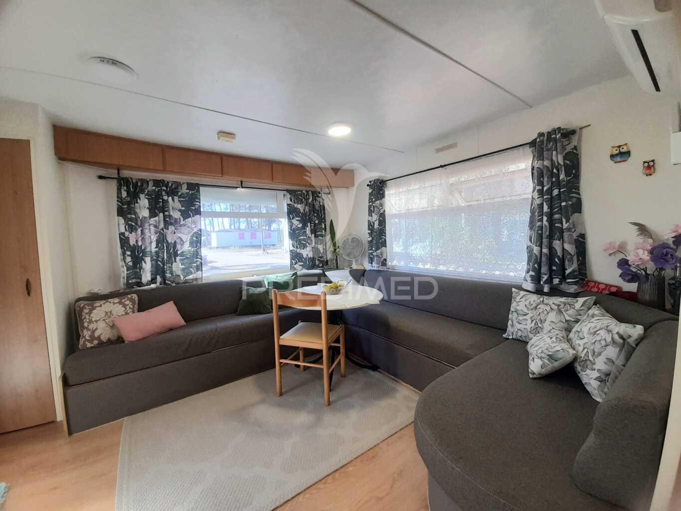 Mobil home t3 com deck, mobilada e equipada, pinhal novo.