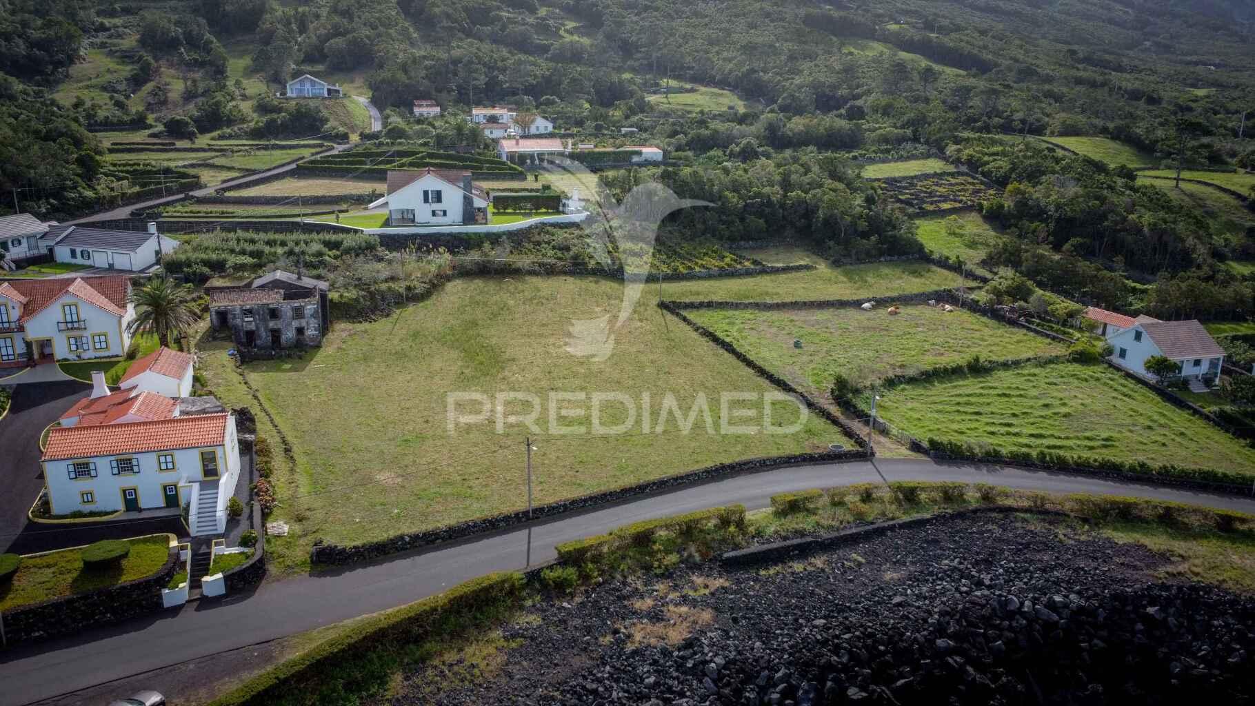 Ruína com projeto aprovado e vista mar – santo amaro, são roque do pico