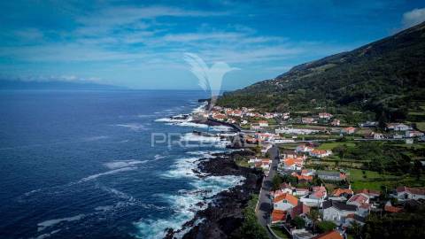 Ruína com projeto aprovado e vista mar – santo amaro, são roque do pico