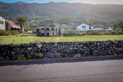 Ruína com projeto aprovado e vista mar – santo amaro, são roque do pico