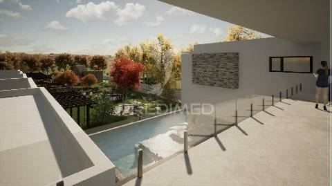 Magnífico terreno com projeto aprovado para construção de edifício de turismo de habitação