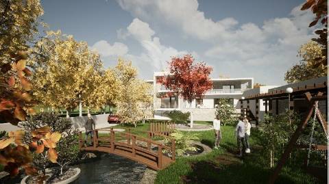 Magnífico terreno com projeto aprovado para construção de edifício de turismo de habitação