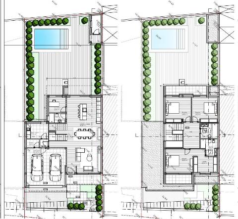 Terreno - moradia de 3 frentes - vilar do paraíso