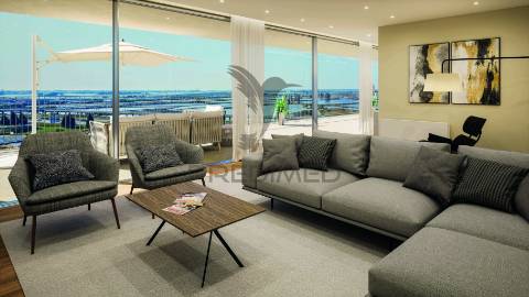 Apartamento t2 com suite, varanda e 2 garagens – barrocas, aveiro