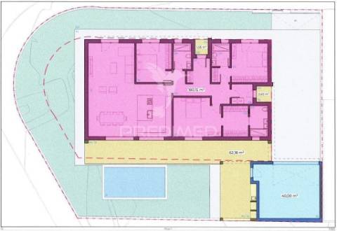 Moradia isolada t3, c/piscina e box, qta. marquesa - q. anjo