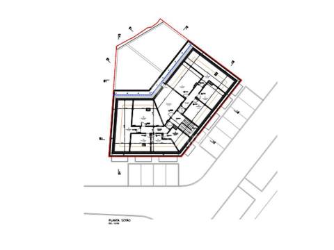 Terreno urbano projeto aprovado prédio residencial, ramada
