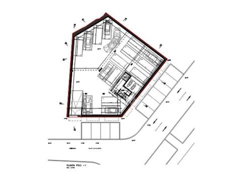 Terreno urbano projeto aprovado prédio residencial, ramada