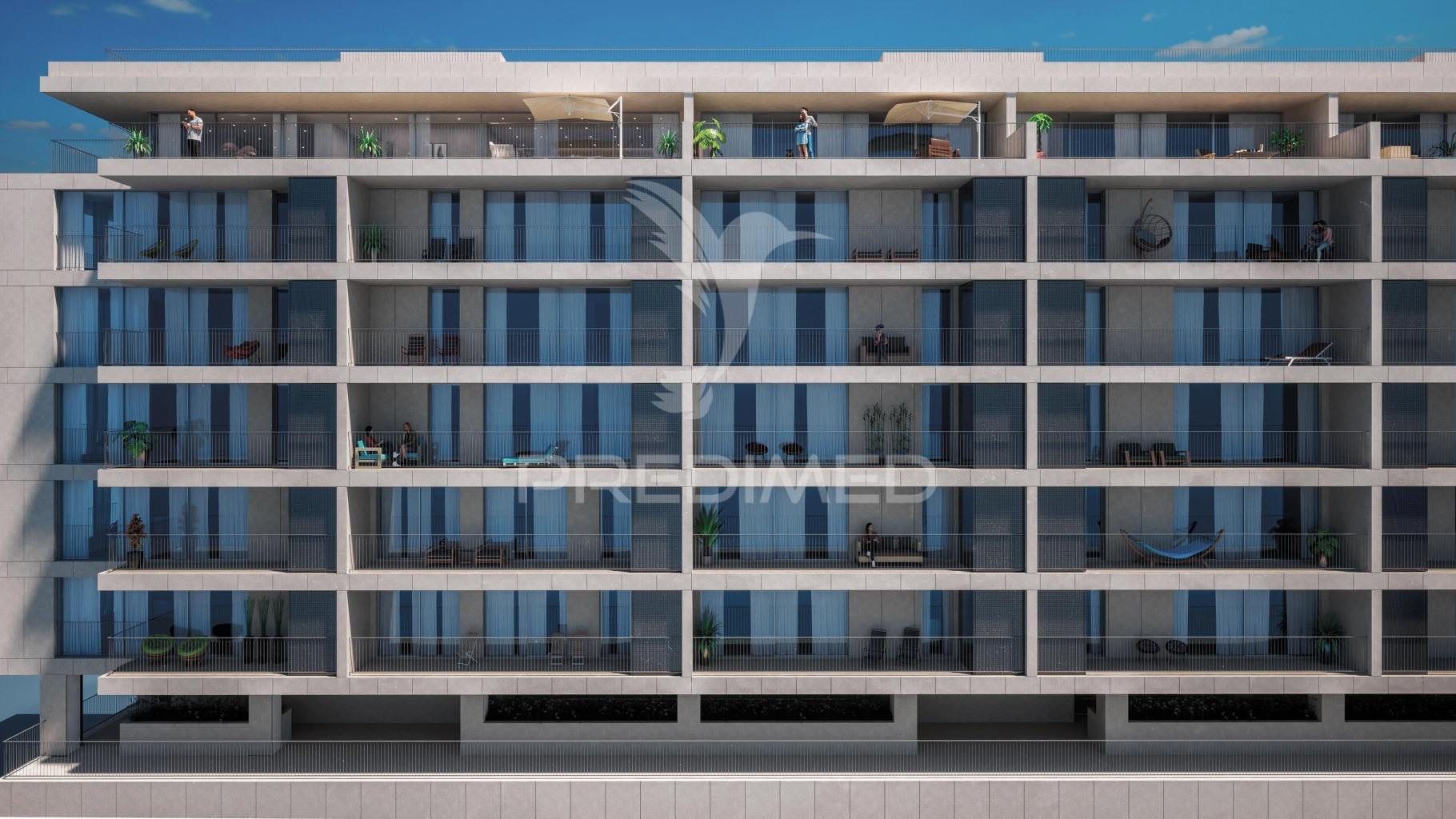 Apartamento t2 com suite, varanda e 2 garagens – barrocas, aveiro