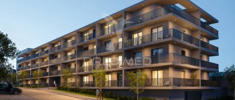 T1 novo com garagem e varanda | sky living – junto ao gaia shopping