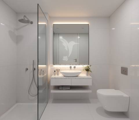 T1 novo com garagem e varanda | sky living – junto ao gaia shopping