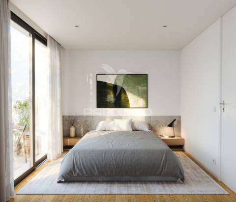 T1 novo com garagem e varanda | sky living – junto ao gaia shopping