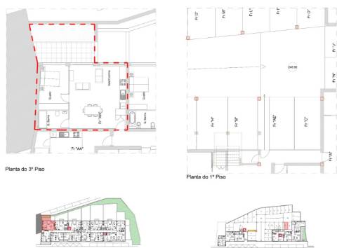 Apartamento t1 novo e moderno com terraço e excelente exposição solar
