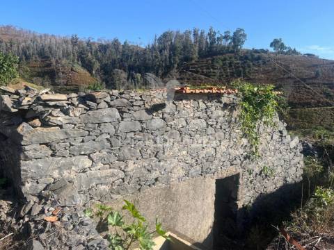 Moradia em ruinas e terreno (1.500m2) plano e vista mar na  ponta do pargo perto do campo de golfe