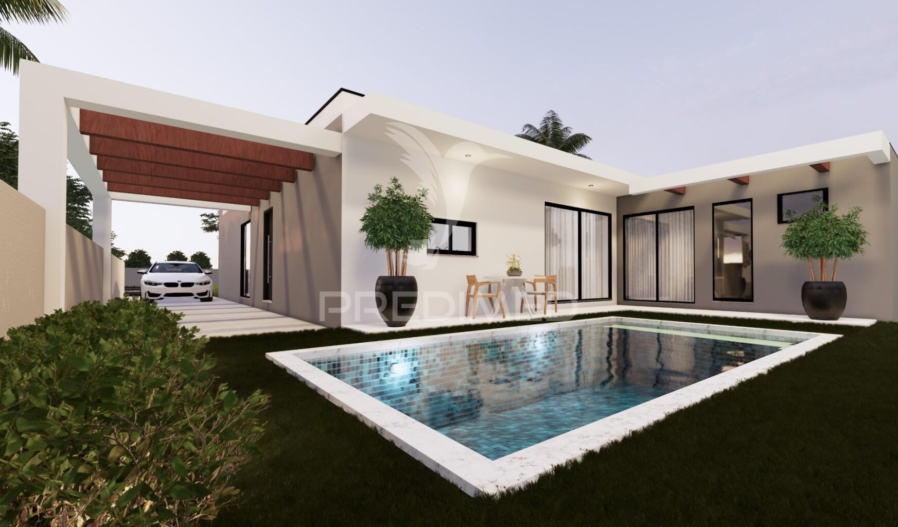 Moradia térrea t4 com piscina  nova a estrear - fernão ferro