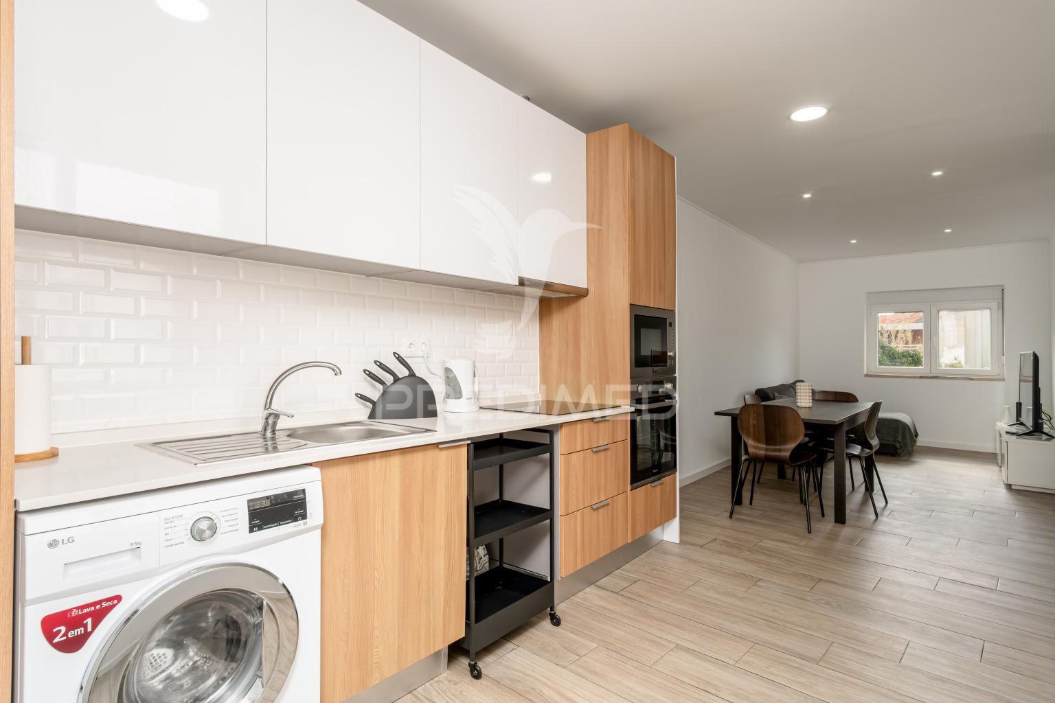 T2 remodelado com varanda, baixa da banheira