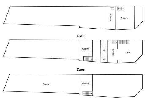 Moradia em vale de santiago com 3 quartos