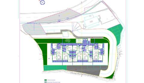 Terreno de 2.590m2 com projecto aprovado para 20 apartamentos t2 em santa cruz - ilha da madeira