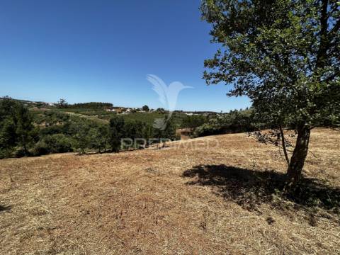 Terreno com ruína e vista deslumbrante sobre o vale.