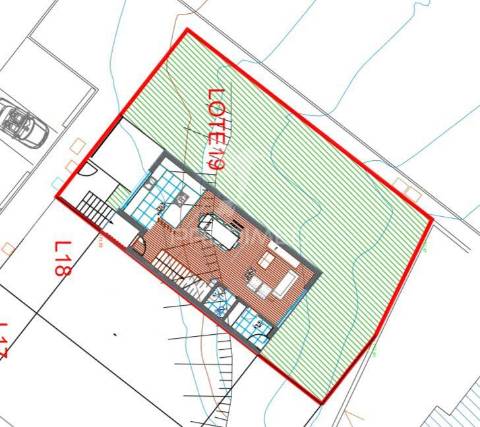 Moradia nova t3 de "gaveto" em ponte - guimarães