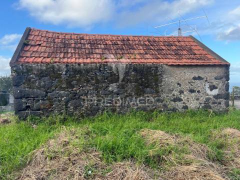 Palheiro e terreno (1.300m2) santa porto moniz