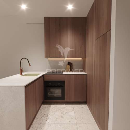 Fantástico apartamento t0 no exclusivo empreendimento the court em carveiro