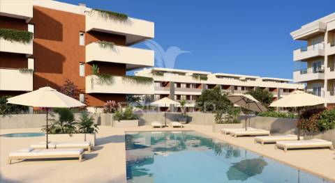 Apartamento t2 de luxo 133,60m2 - com piscina - em lagos
