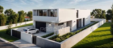 Moradia t4 nova - fase final de construção