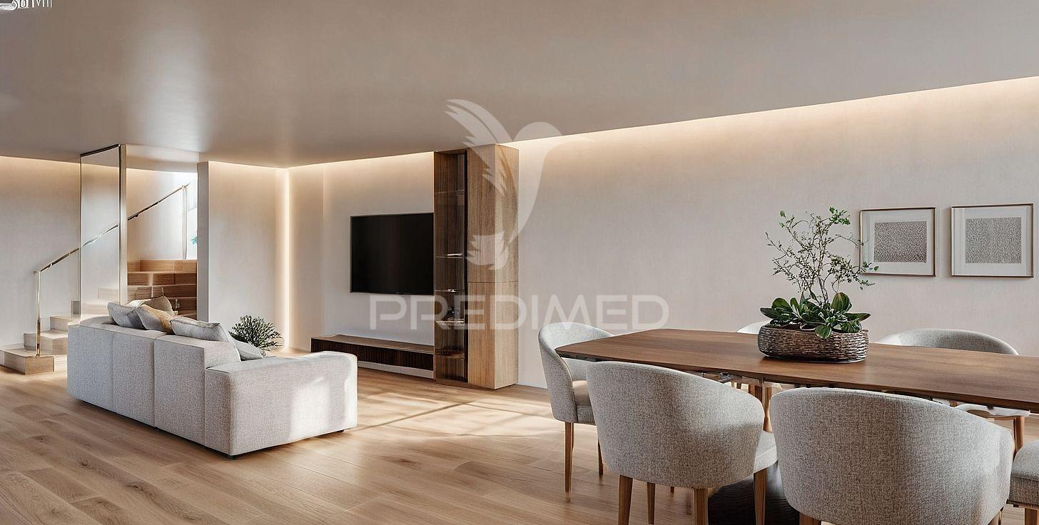 Moradia t4 nova - fase final de construção