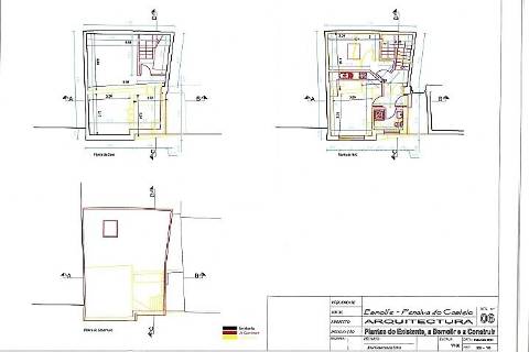 Casa antiga, para reconstrução, com projeto aprovado