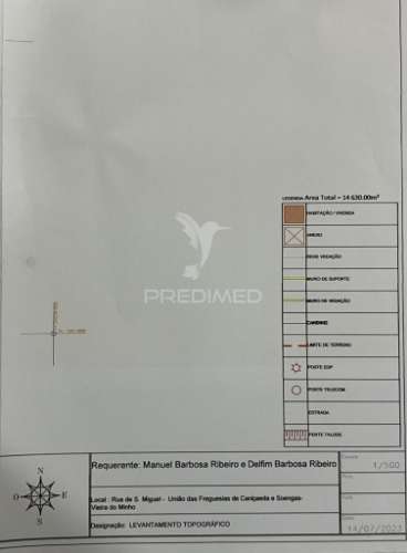 Terreno com 13290 m2 no rio cávado, gerês