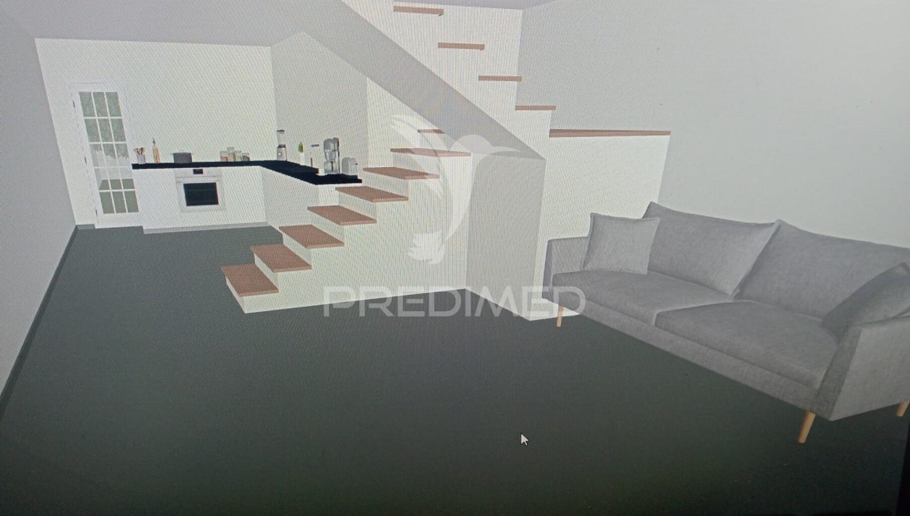 Moradia t3 para recuperar, centro histórico de santiago do cacém.