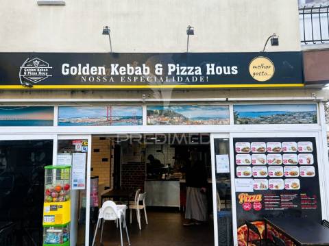 Trespasse/arrendamento, kebab, pizzaria e churrasqueira no centro da amadora.