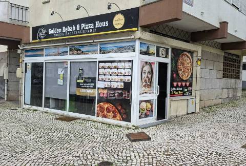 Arrendamento com trespasse - kebab e pizzaria  no centro da amadora.