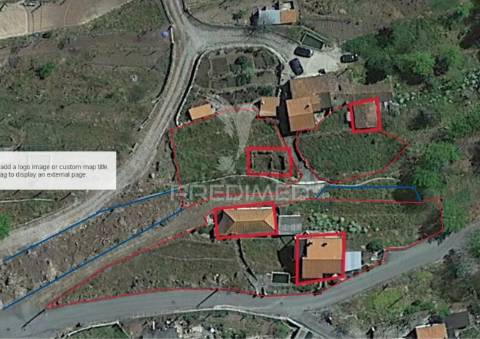 Quatro artigos duas moradias e duas ruínas, ribeira de pena