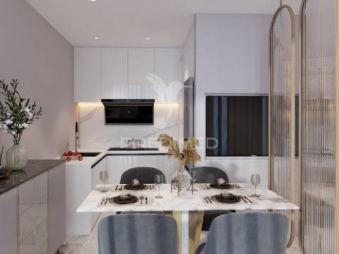 Apartamento t2 antas em construção com garagem e varanda