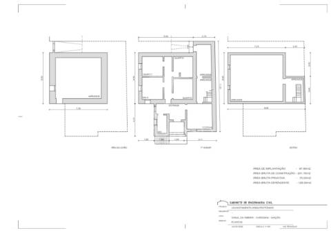 Moradia t3 + anexos casas da ribeira, cardigos