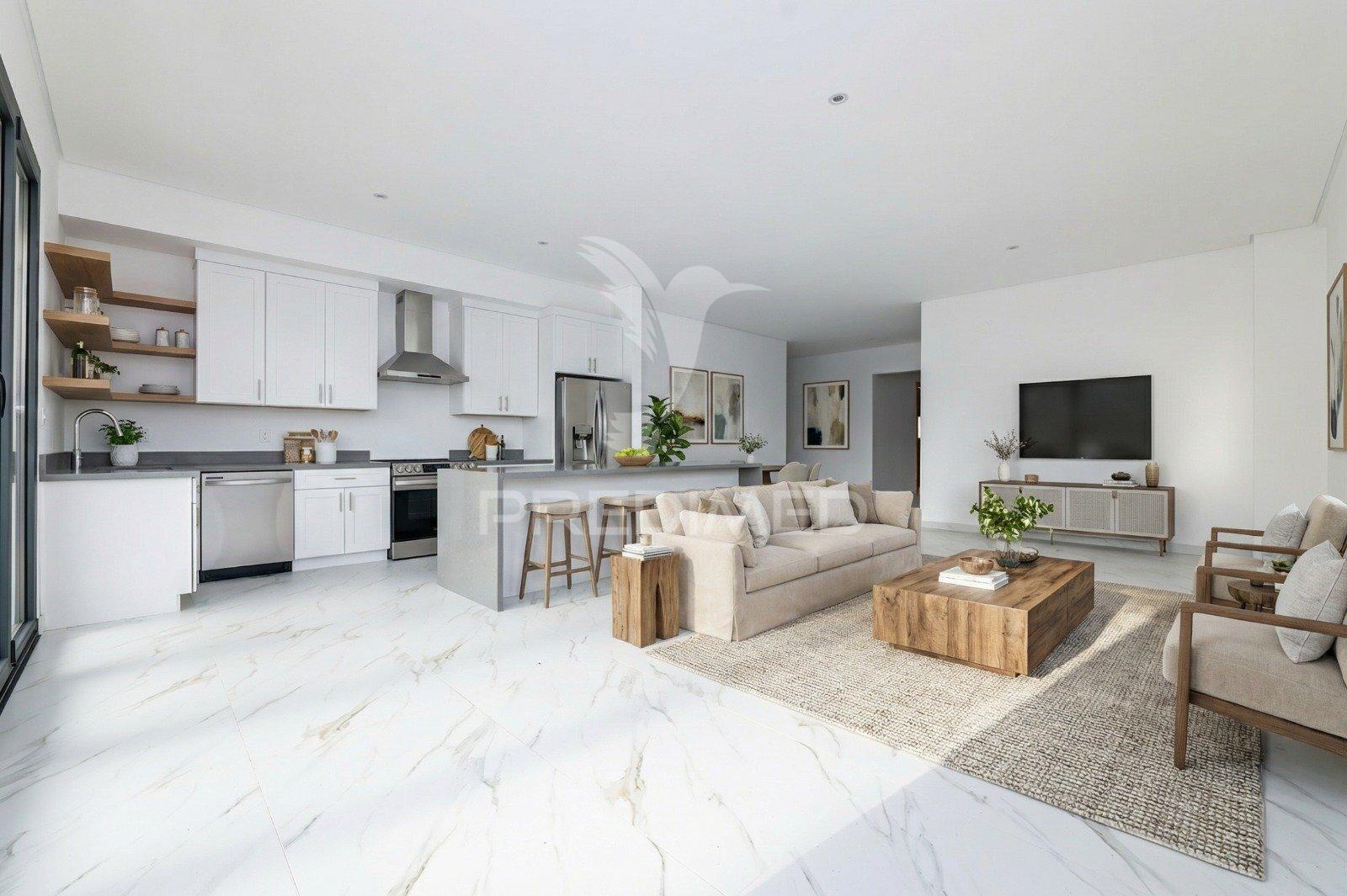 Excelente apartamento t3 no centro de arco de búlhe, cabeceiras de bastto