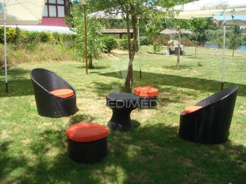 Quinta para eventos, com moradia t3, junto ao tejo em alvega