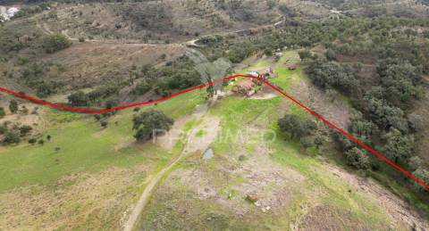 Herdade em luzianes gare com 57,2250 hectares e duas ruínas