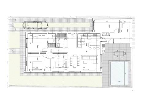 Moradia térrea isolada t3 c/ piscina